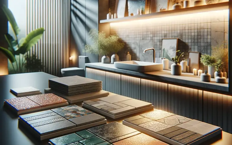 Illustration till artikeln De mest hållbara kakel materialen för badrumsrenovering