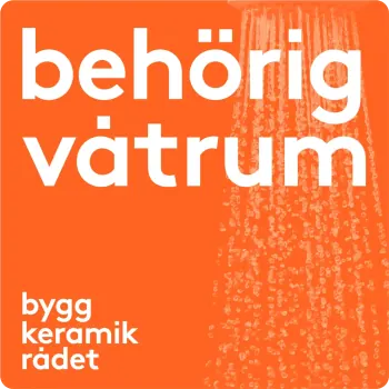 Behörig Våtrum-märke
