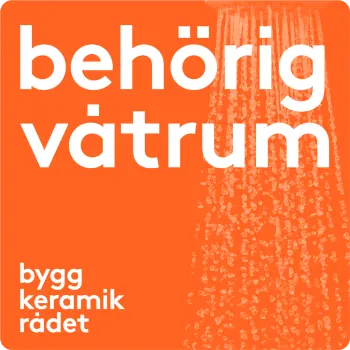 Behörig Våtrum-märke